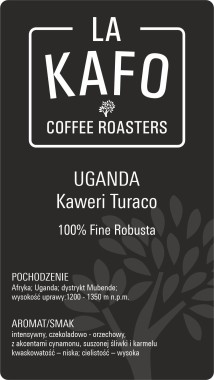 UGANDA KAWERI TURACO 100% Fine Robusta